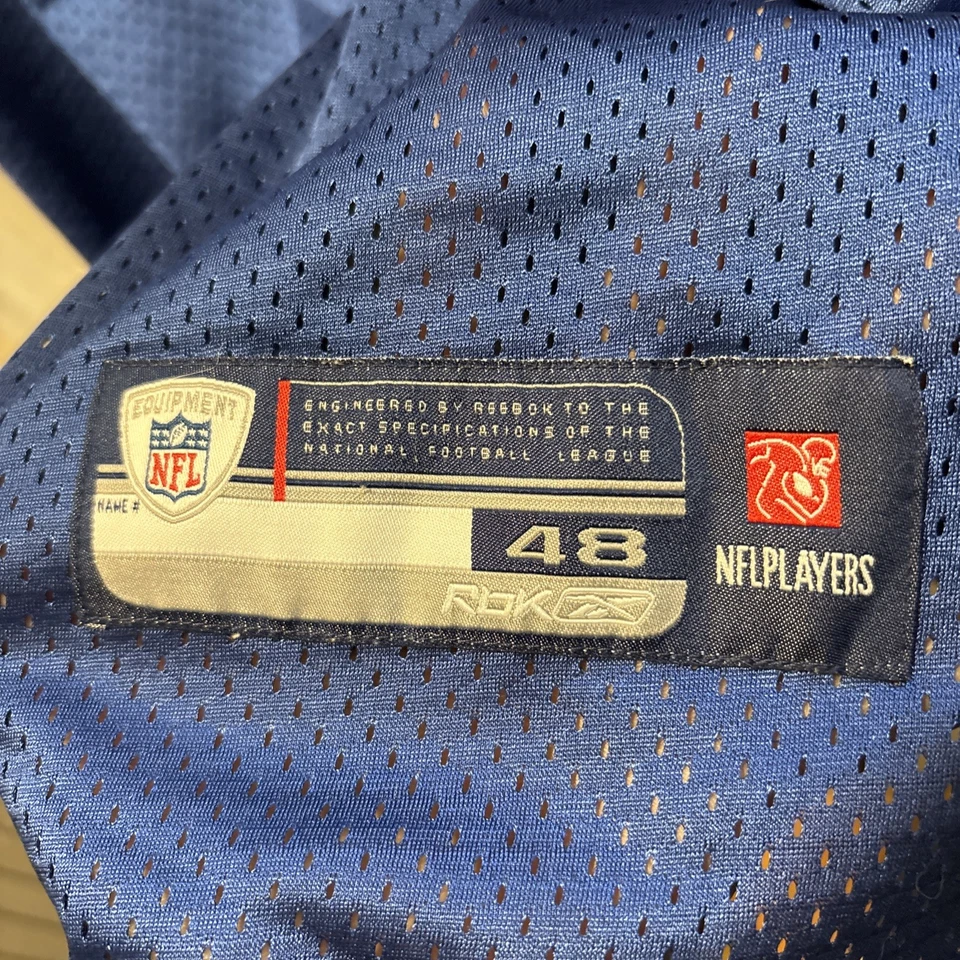 Подлинная футболка New York Giants Justin Tuck No91 Reebok — размер 48 (L) винтаж - Изображение 2 из 4