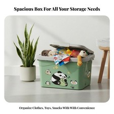 Große Aufbewahrungskiste mit Deckel Verdicktund Dundign für Kinderzimmer,