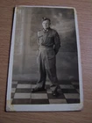 WW2 Military Soldier Harold in Uniform Vintage Photo