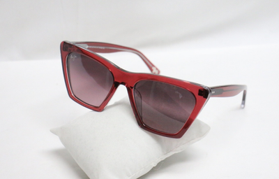 MAUI JIM KINI KINI MJ 849-52C RASPBERRY POLARIZED SUNGLASSES 54-20