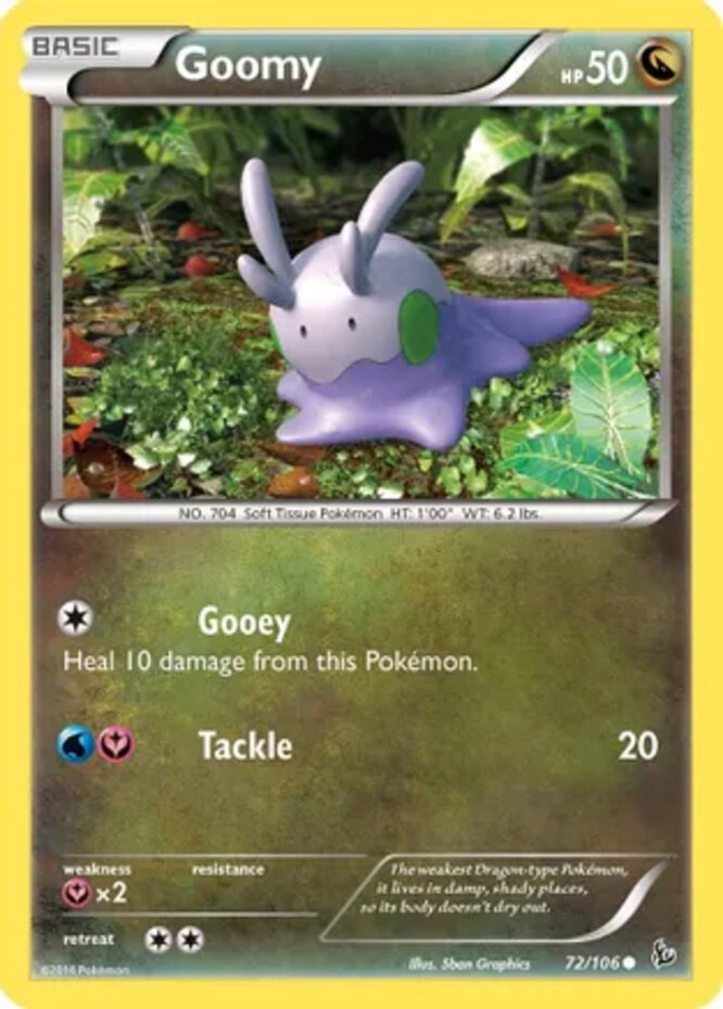 Goomy - 72/106 - Common - Near Mint - XY FlashFire