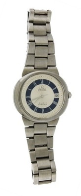 Omega Geneve Dynamic Tool 107 41mm Steel Blue Roman Numeral Dial