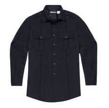 BLAUER 8450 MENS LONGE SLEEVE SHIRT, WOOL BLEND, DARK NAVY