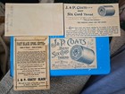 Lot/4  Assorted Vintage Late 1880's J & P Coats Spool Thread  — photo 5