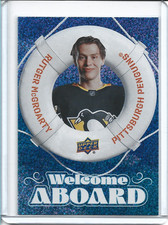 2024-25 Upper Deck Welcome Aboard #WA-6 Rutger McGroarty Rookie Speckle