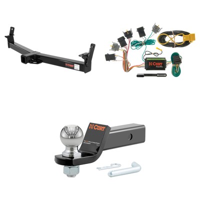 CURT Tow Package Trailer Hitch Wiring Harness 45041 Ball Mount Pin & Clip, 13033