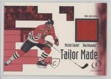 2001-02 Fleer Legacy Memorabilia Tailor Made Michel Goulet HOF 0l2