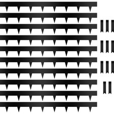 Garden 10-Pack Galvanized Steel Landscape Lawn Edging - 4.5in H Black Powder ...