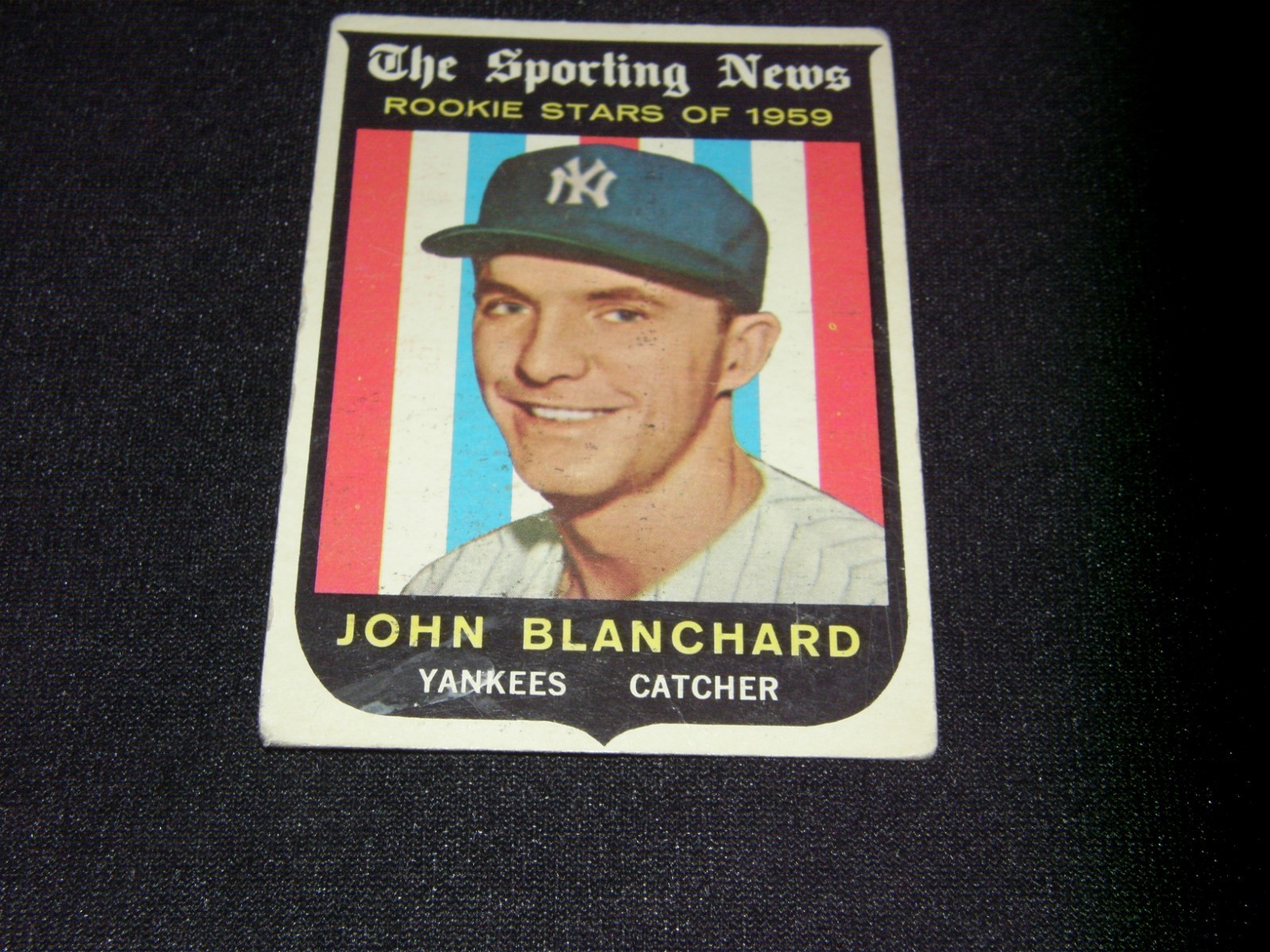 JOHN BLANCHARD NEW YORK YANKEES / 1959 TOPPS BASEBALL CARD #117