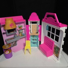 Barbie Cook N Grill Restaurant Doll Play Set 2020 Mattel Incomplete