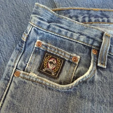 Cinch Black Label Jeans Mens 36x32 Blue Loose Western Cowboy Tapered Boots Ranch