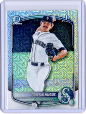 2025 Bowman Chrome Draft Mega Box Griffin Hugus 1st RC Mojo Refractor Mariners