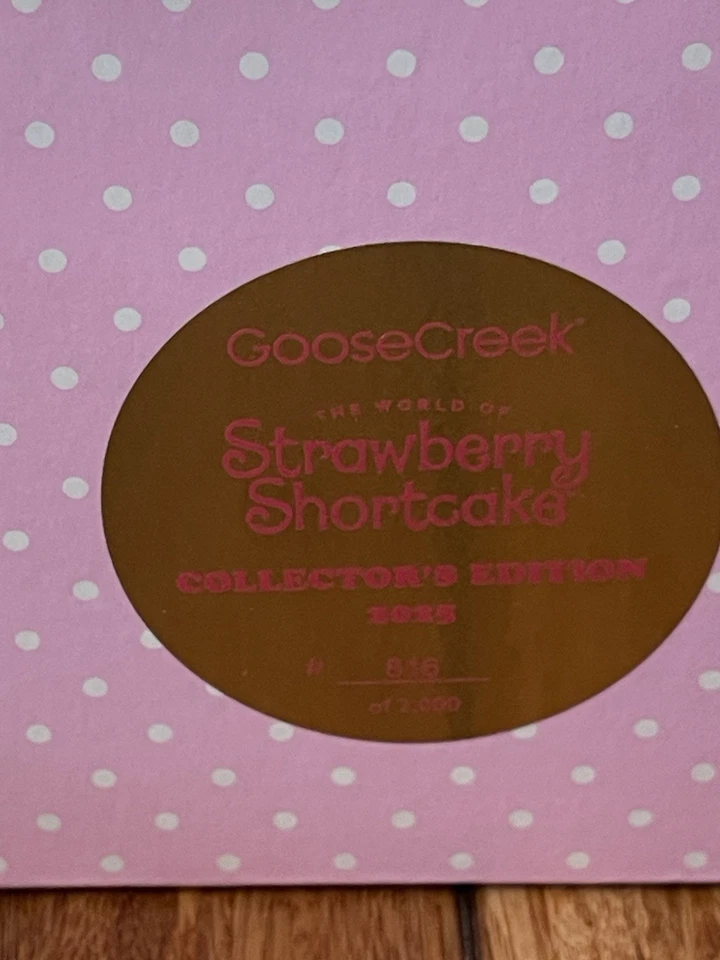 全新 草莓蛋糕 鹅溪 蜡烛 9 件套 收藏家版 盒子套装 — 第 4/4 张图片