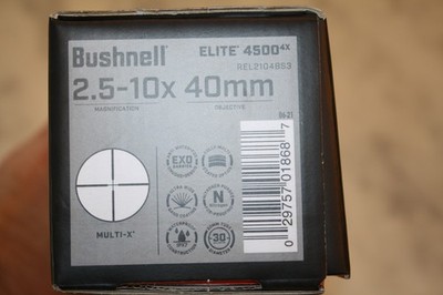 BUSHNELL ELITE 4500 4X 2.5-10x40 Multi-X