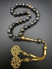 Collectible ISLAMIC ROSARY PRAYER 33 Beads Gift Misbah مسباح سبحة 