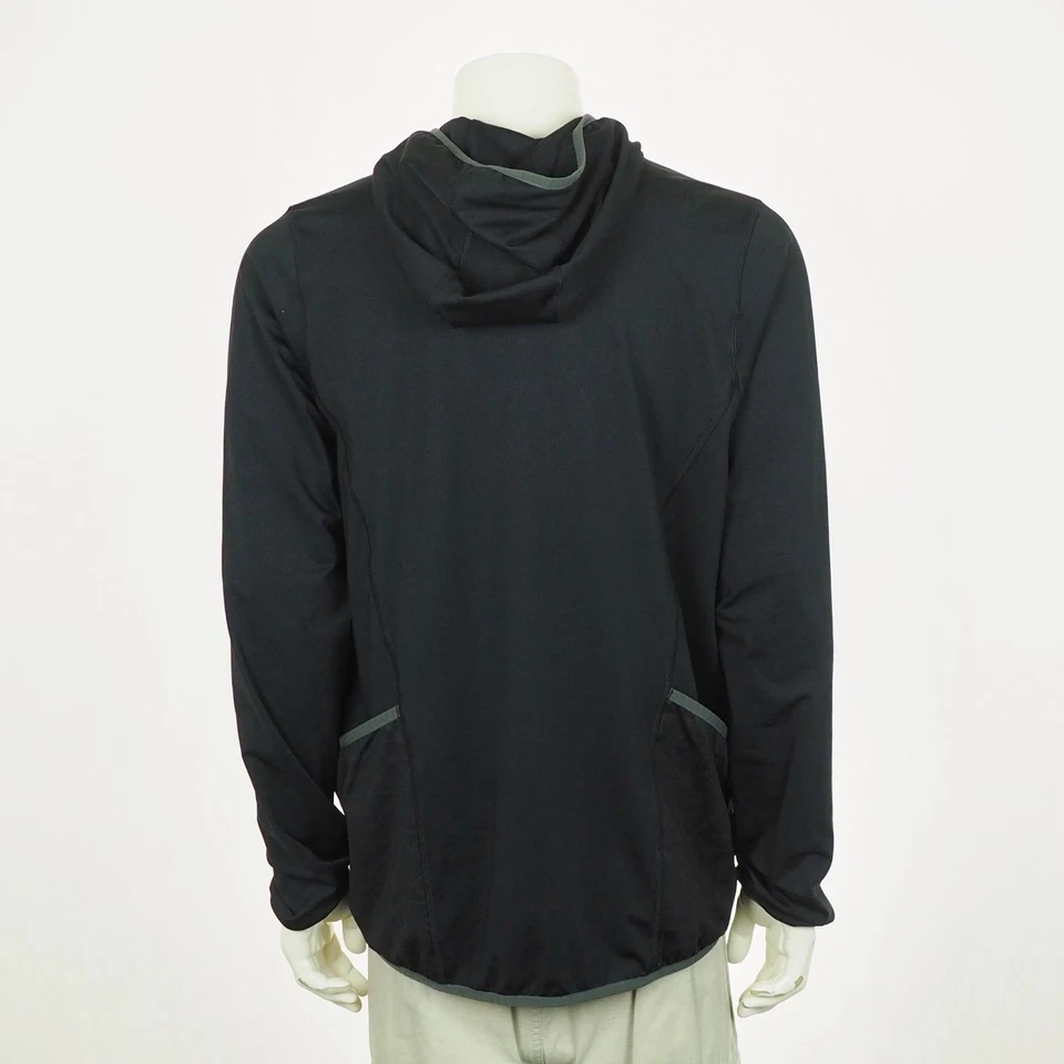 Club Ride Full-Zip Hoodie Jacket Mens XL Black Outdoor Bike Cycling Rain Hooded - Image 4 of 4