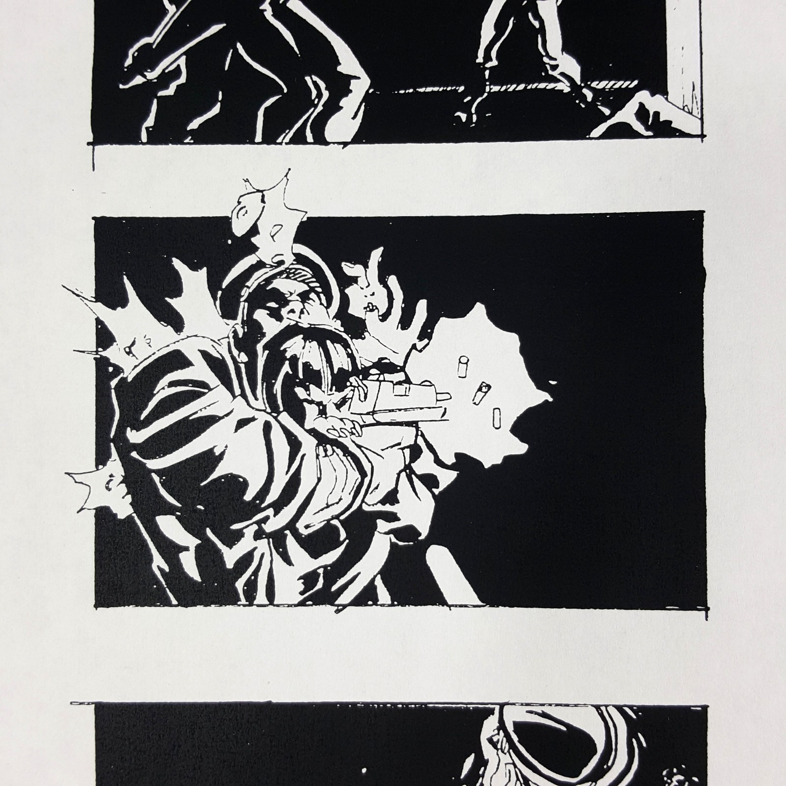 Image 4 of The Matrix Production Used Storyboard Trinity Chase 12 Movie Prop