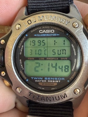 CASIO 潜水王 LOG MEMORY DEP-700 グッドデザイン賞 Casio DEP-700 I overpaid and love it still! - YouTube