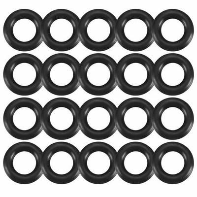 20pcs black nitrile butadiene rubber O-ring 4.8mm inner slide 1.9mm width  KD #L