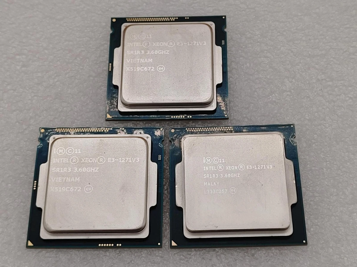CPU INTEL XEON E3-1271 V3 計9枚 ジャンク Intel Xeon E3-1271 V3 Computer Processors for sale | eBay