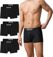 Snocks Boxershorts Herren Bio Baumwolle (6Er ...