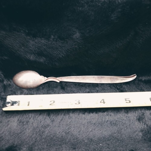 Cucchiaio neonato vintage 1847 Rogers Bross International Silverplate Flair argenteria - Foto 5 di 5