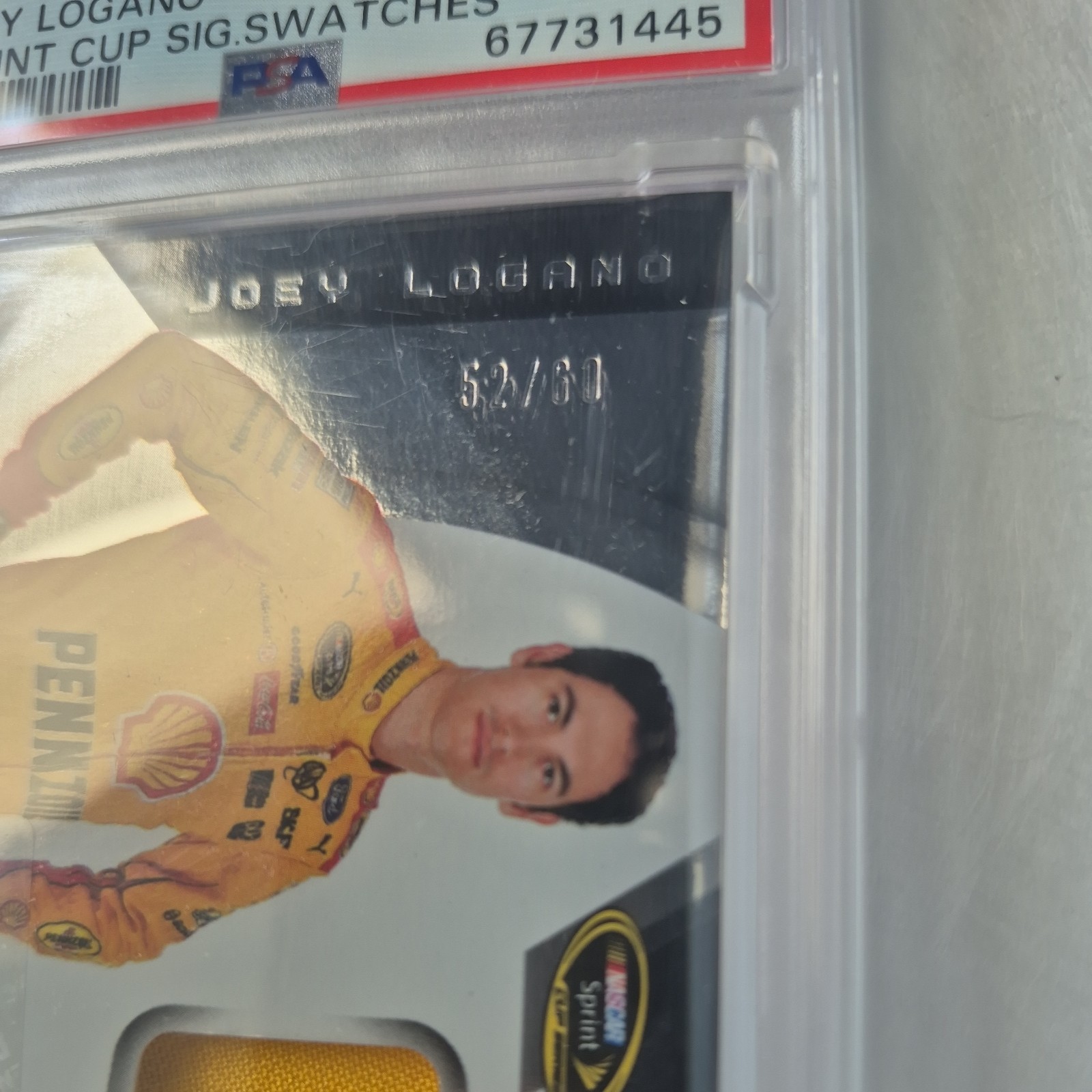 2016 Panini Certified - Sprint Cup Signature Swatches Joey Logano /60 (AU, MEM) view 3