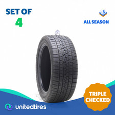 Set Of 4 Used 23545zr17 Continental Controlcontact Sport Srs Plus - 6.532