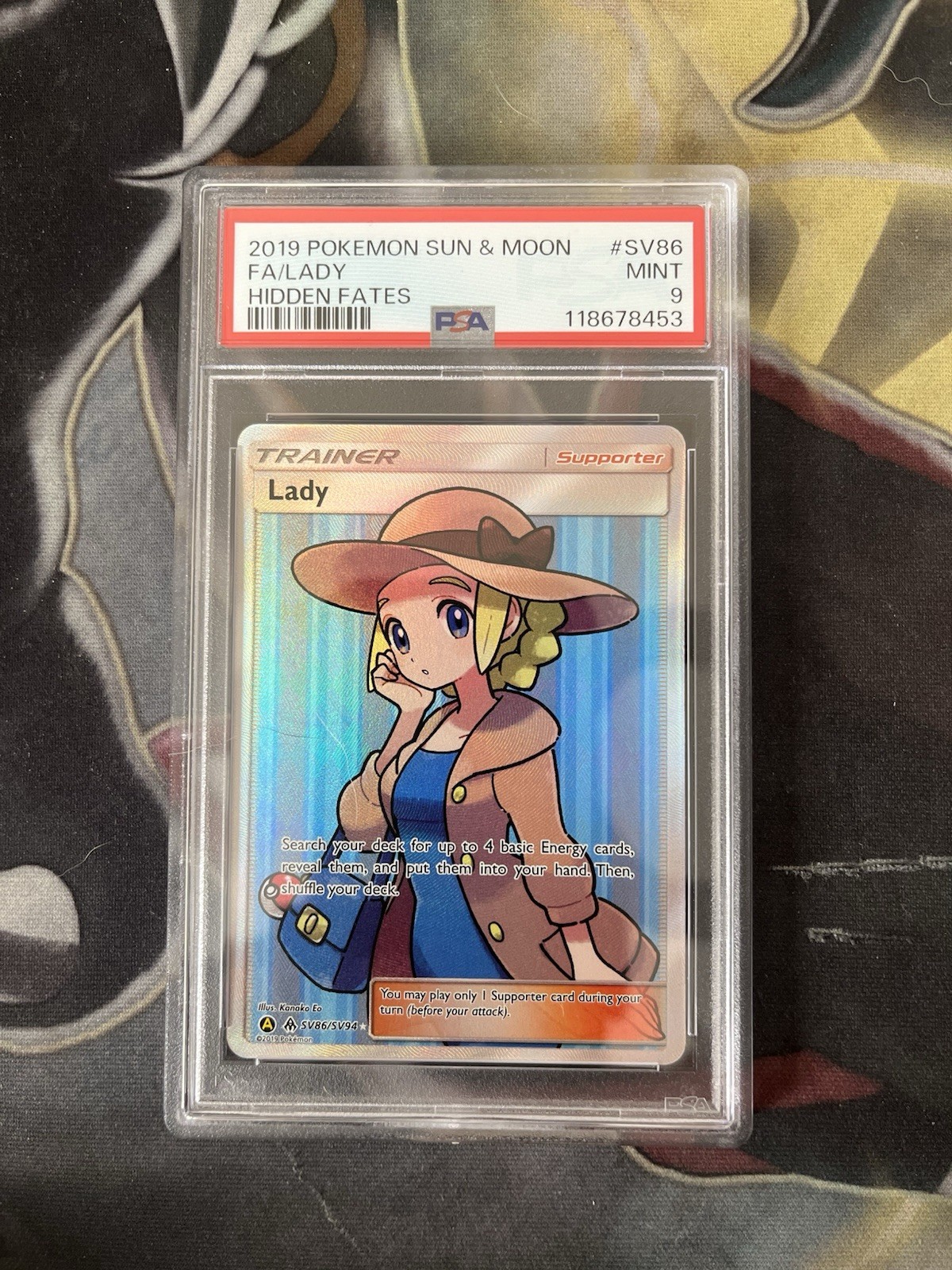 Lady SV86/SV94 Hidden Fates: Shiny Vault Holo PSA 9
