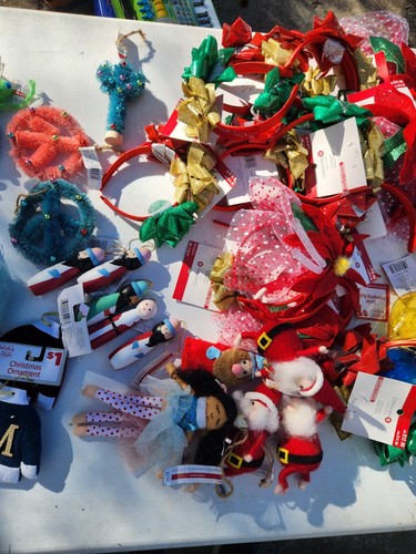 Christmas Decorations, Ornament, Bells, Etc. Huge Wholesale Lot Of 125+ - Picture 3 of 10