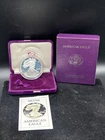 1986-S Proof American Silver Eagle Dollar $1 OGP & COA US Coin A2