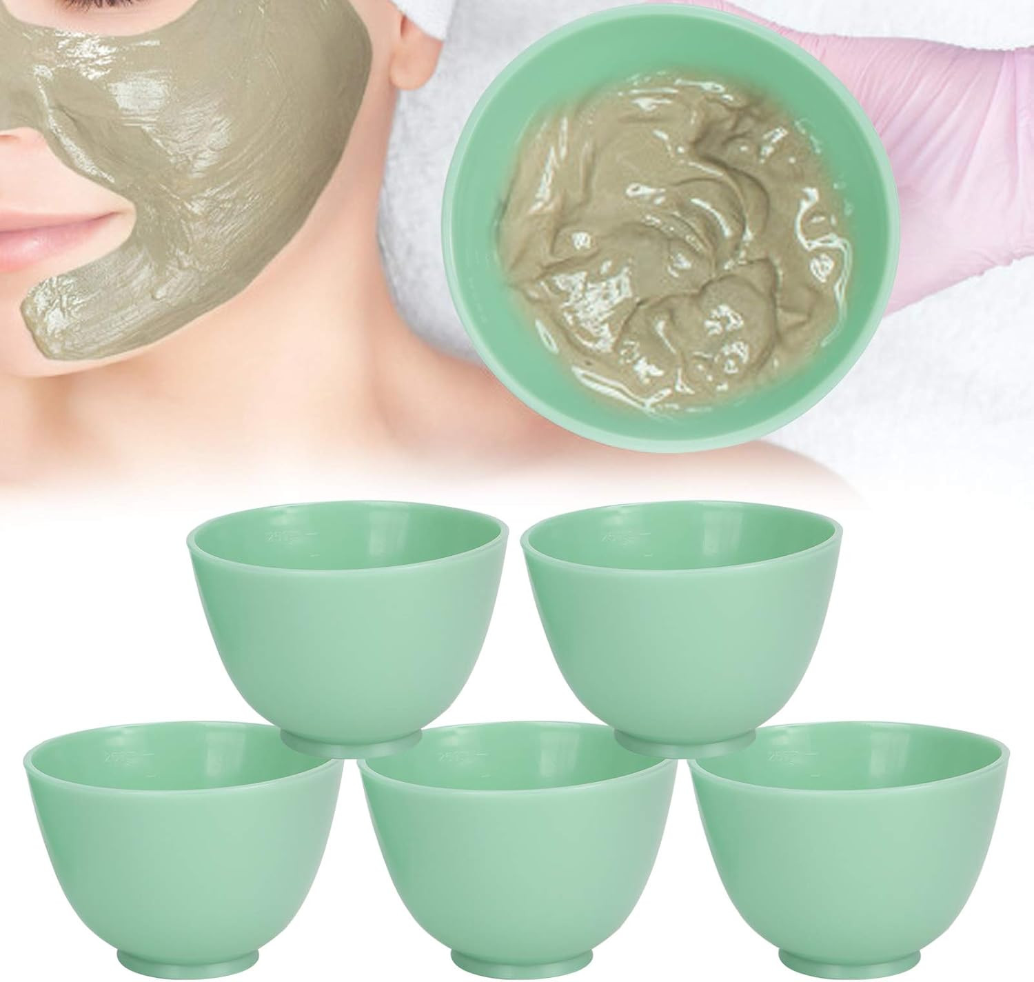 Bols à masque bricolage masque bol de mélange réutilisable en PVC rigide