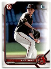 2022 Bowman Draft #BD-163 Nate Savino Arizona Diamondbacks