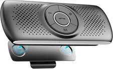 AGPTEK Car Speaker with Bluetooth 5.3, Hands Free Phone Kit for Calls, GPS  Mus