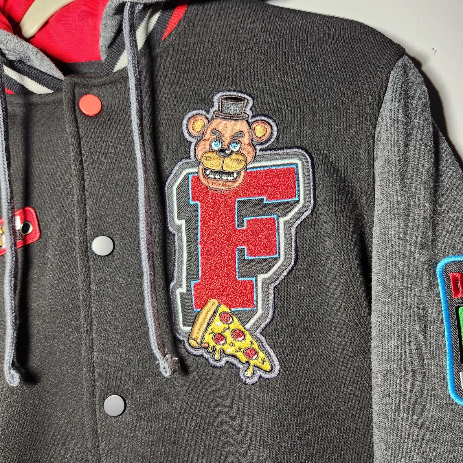 FNAF Theorywear Operator Varsity Jacket XS Five Nights At Freddys MatPat RARE image 7