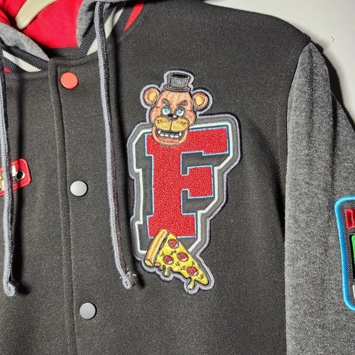 FNAF Theorywear Operator Varsity Jacket XS Five Nights At Freddys MatPat RARE image 7