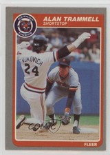1985 Fleer Alan Trammell #23 HOF 8sr