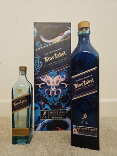 Limited Edition Johnny Walker Blue Label Year of Dragon Empty Bottle & Box
