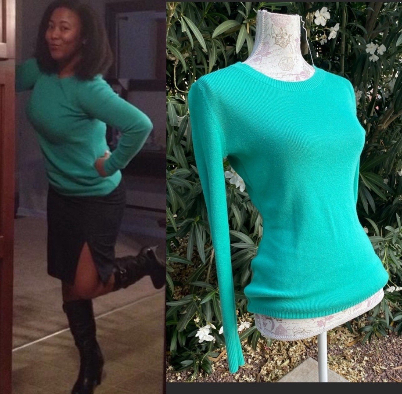 GUC Express Green Lightweight Pullover Sweater | … - image 1