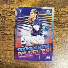 2022 Topps Bowman Chrome Josh Lowe Tampa Bay Rays Rookie Favorites #ROYF-11