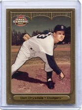 2003 Fleer Fall Classics - DON DRYSDALE - Gold #36 - BROOKLYN DODGERS #d 22/50
