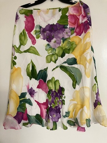 Linda Allard ELLEN TRACY SILK SKIRT (6)