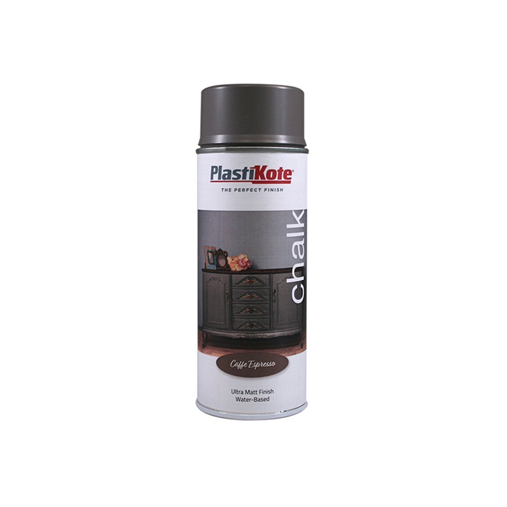 Plastikote Chalk Finish Spray Caffe Espresso 400Ml PKT27106 - Image 4