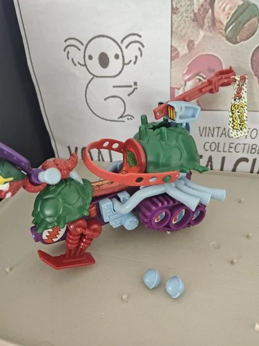 Vintage TMNT Ninja Turtles Figure Sludgemobile 1990 Complete