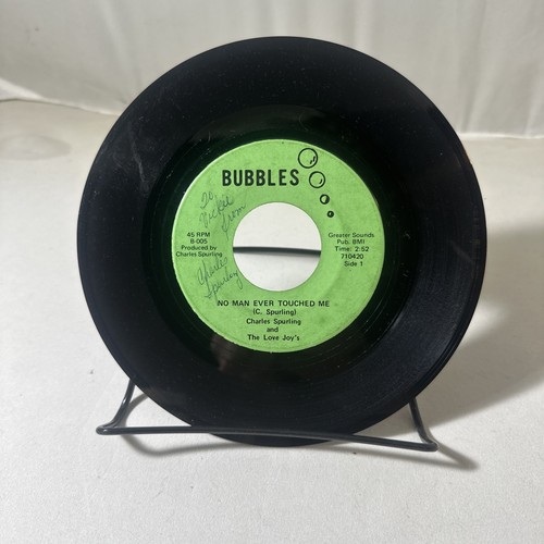 Charles Spurling — No Man Ever Touched Me — Bubbles VG Northern Soul 45RPM - Picture 2 of 4