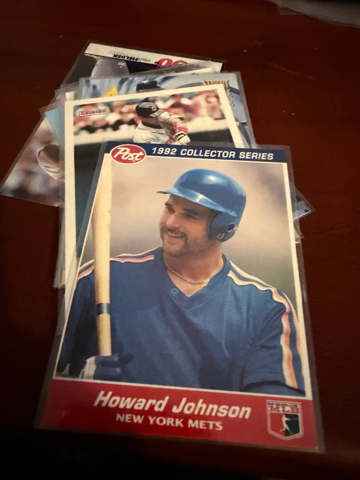 1992 Post Cereal Howard Johnson #28 New York Mets