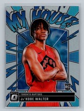 Ja'Kobe Walter 2024-25 Donruss Optic #10 My House Holo Toronto Raptors