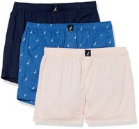 Boxershorts Herren Baumwolle 3Er-Pack GrößE S Nautica UnterwäSche