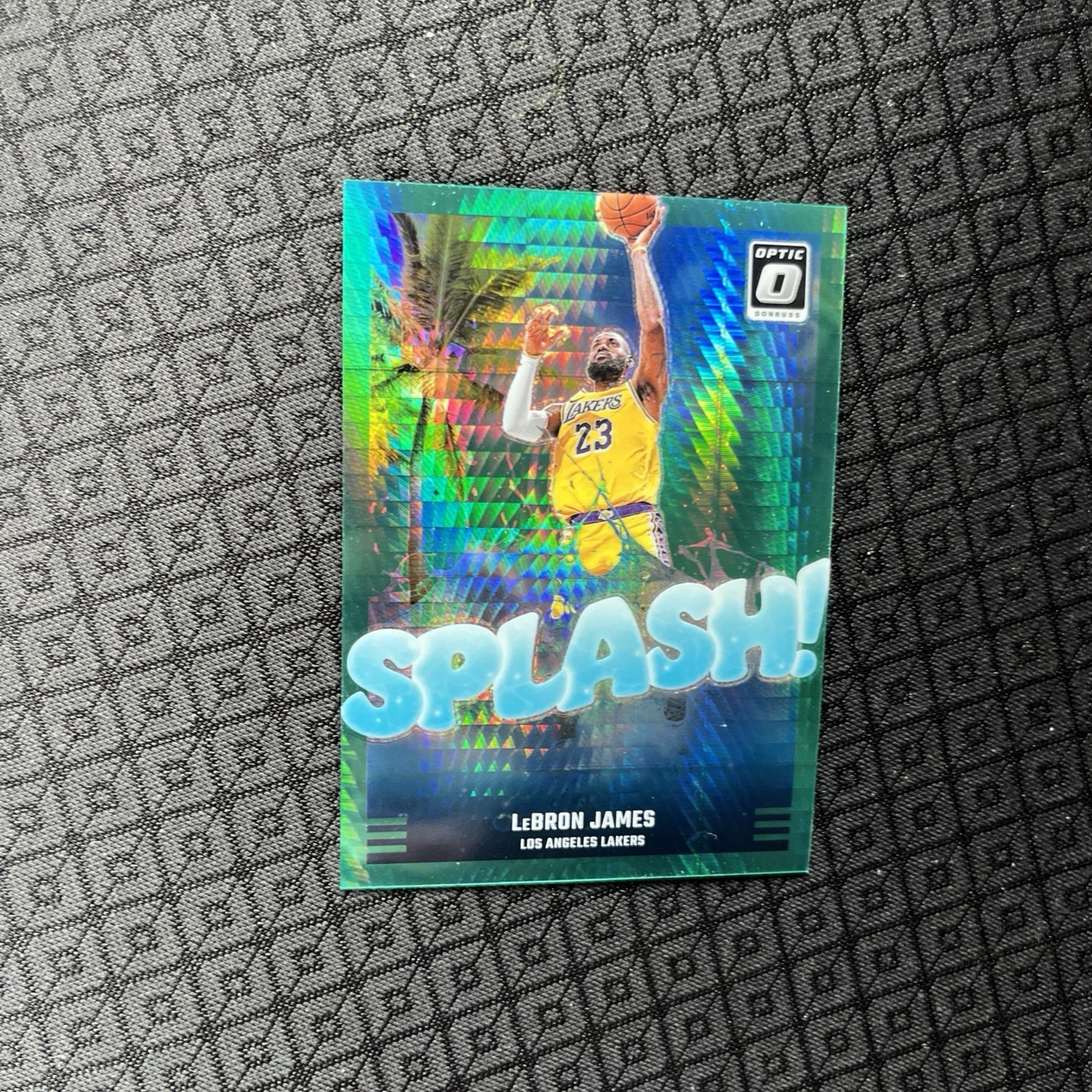 2024-25 Panini Donruss Optic - Splash! LeBron James #5 Green Hyper Prizm /249