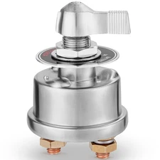 Battery Disconnect Switch 300 Amp 12-48V Top Side Mount Master Shutoff Power